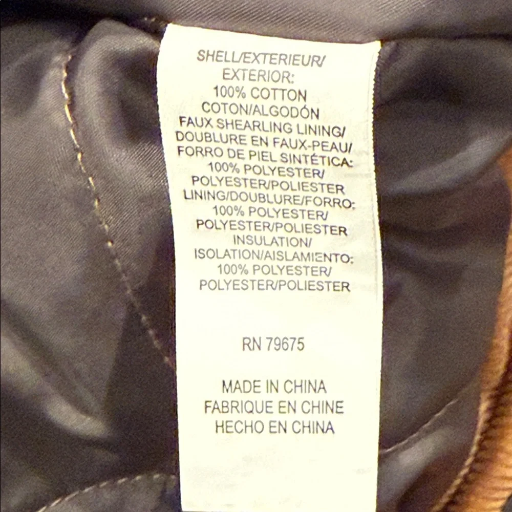 Lucky Brand Tan Corduroy Jacket with Cream Collar - Picture 3 of 12